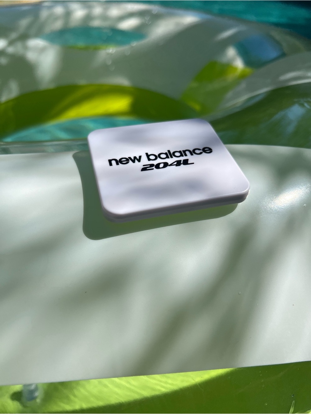 White New Balance 204L Compact Mirror